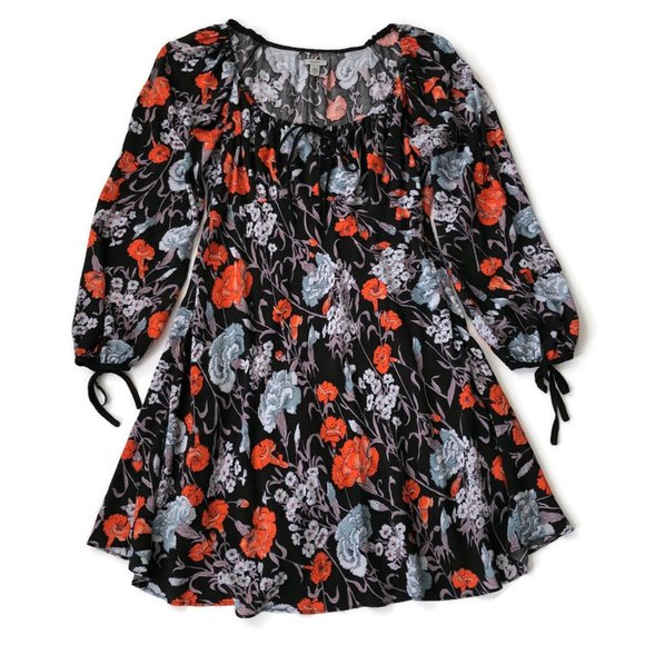 Urban Outfitters Ecote Dress Boho Floral Festive - Picture 1 of 5